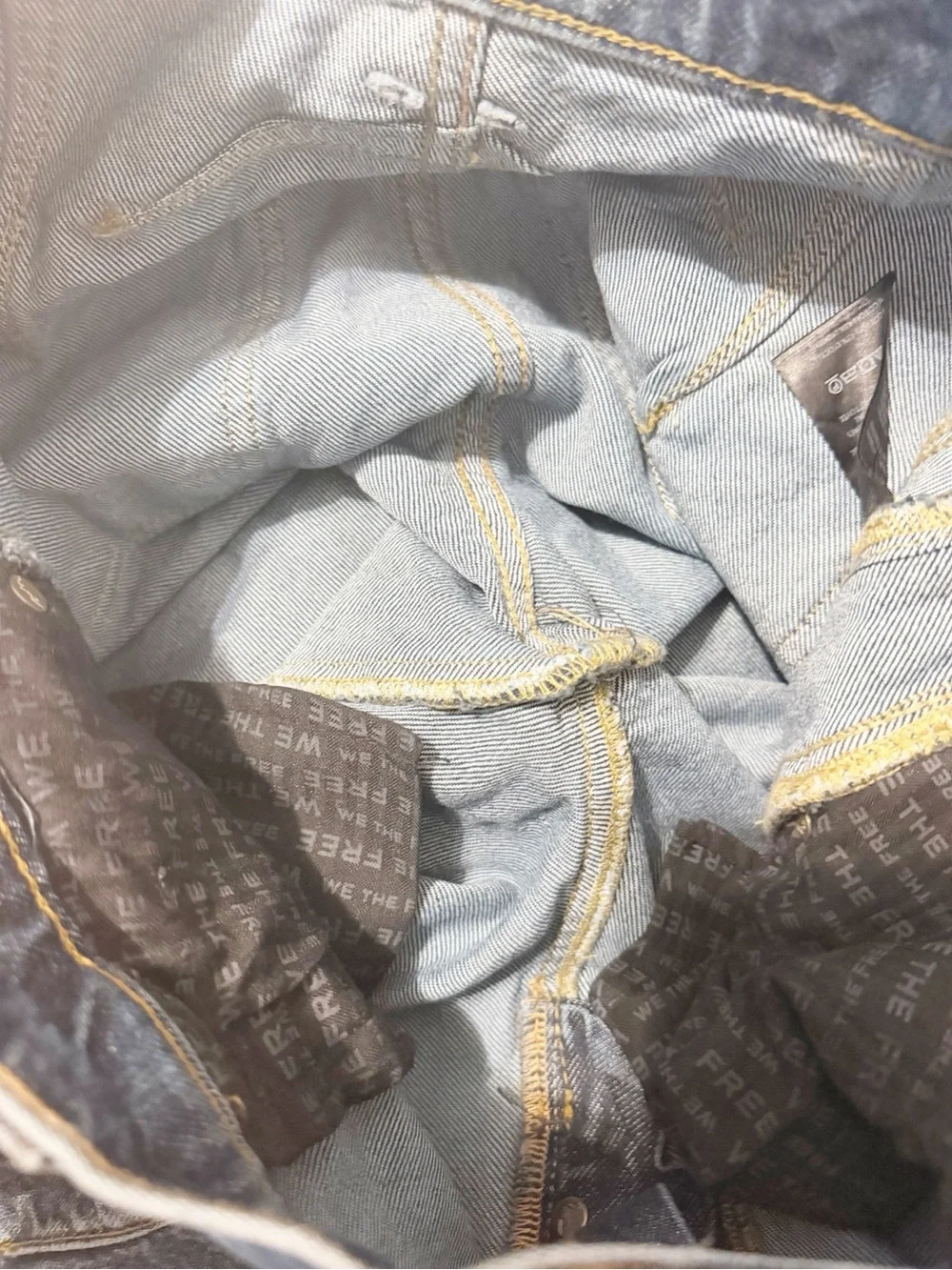 Free People Good Luck Mid Rise Barrel Jeans Size 29 *